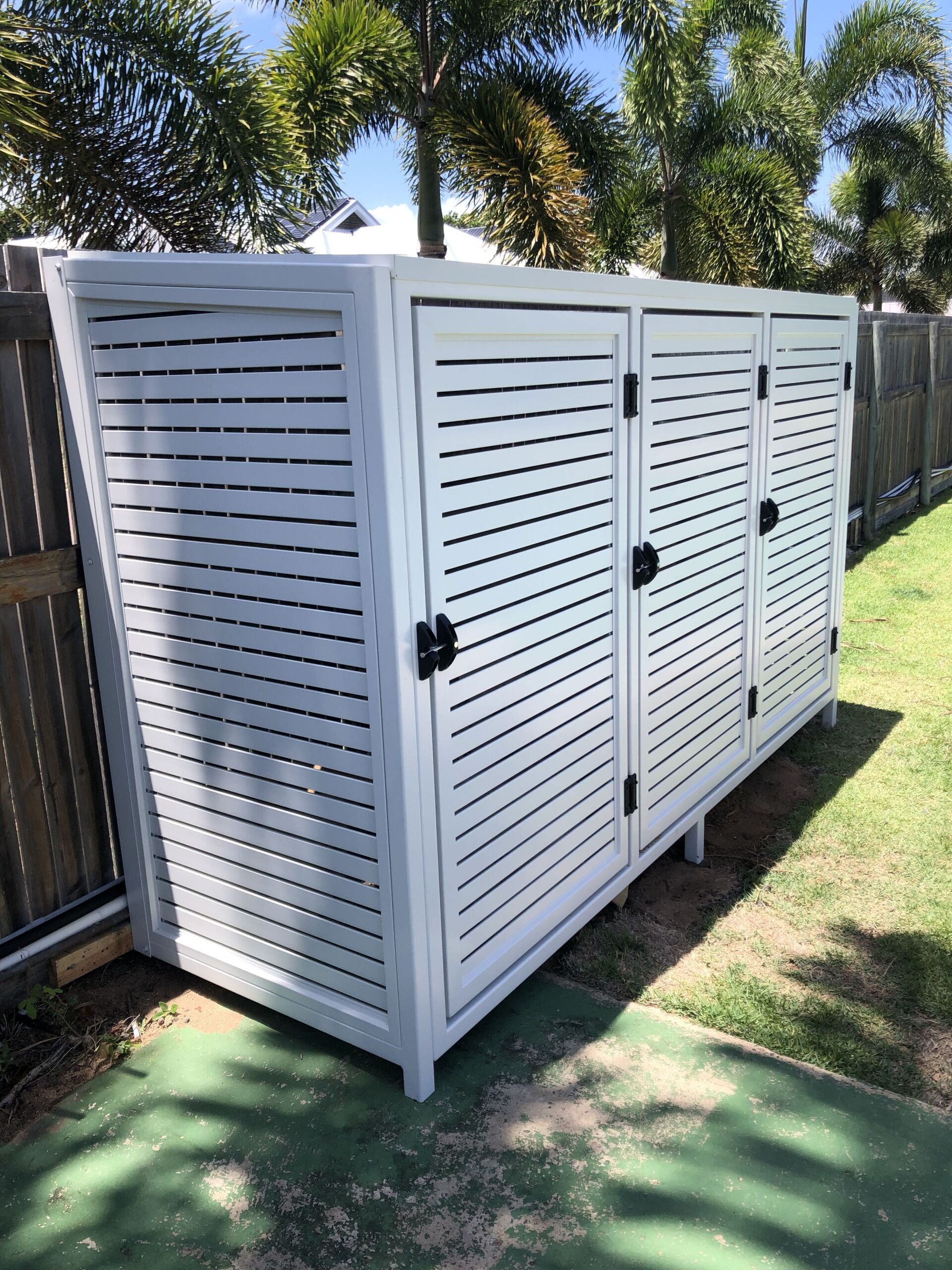 Big Cabinet Lattice Side Right — Lifestyle Aluminium Lattice in West End, QLD