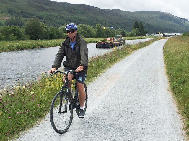 biking
