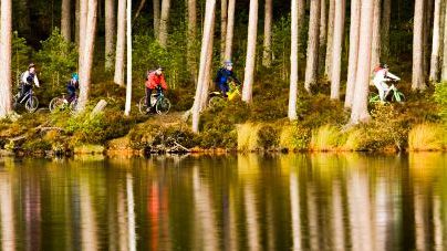 biking