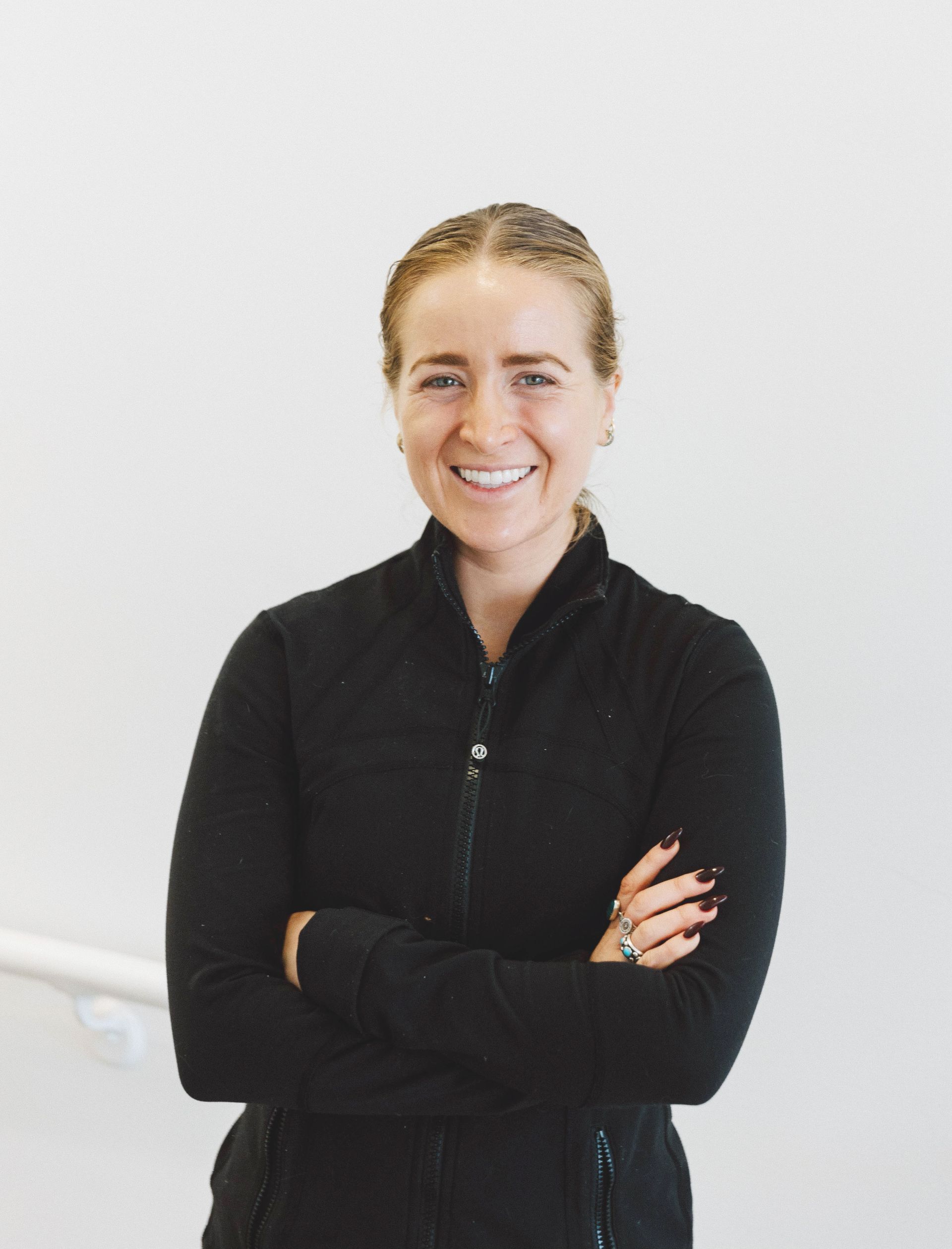 Silhouette within a gray circle with