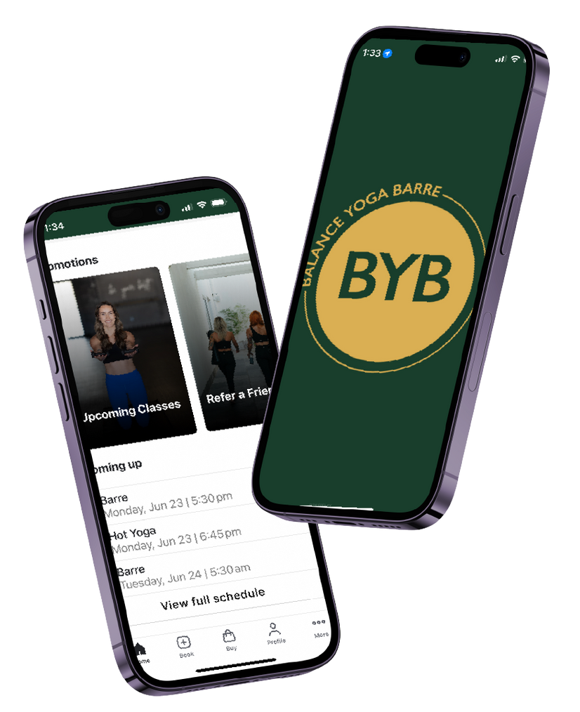 Two smartphones displaying the 
