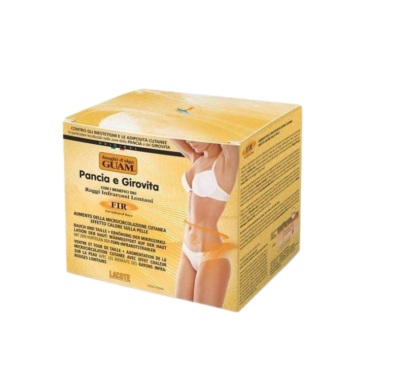 Tummy and waist tightening stomach wrap with infrared heat