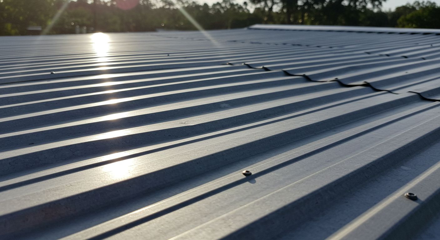 Standing seam metal roof installed on a family home in Ocoee, Florida, engineered for 160+ mph hurricane winds with concealed fasteners, energy-efficient coatings, and a 50-year lifespan ensuring long-term family security.