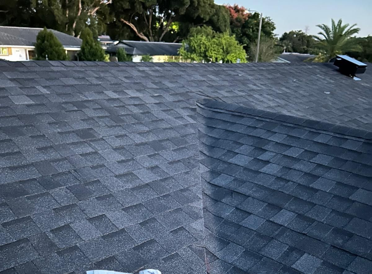 Newly installed shingle roof in Mount Dora FL featuring high-quality asphalt shingles for durable residential roofing protection.