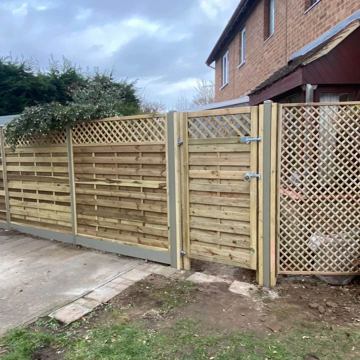 Lattice trellis fence panels Southampton