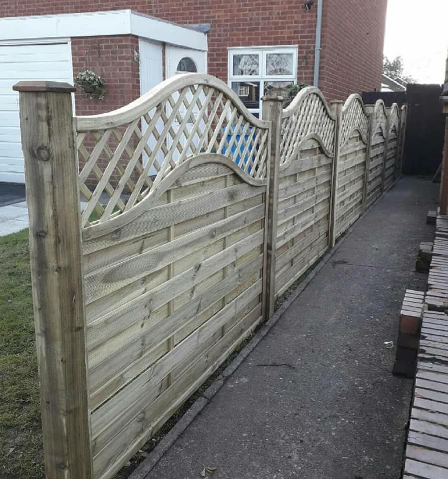 Omega trellis fence panels Southampton