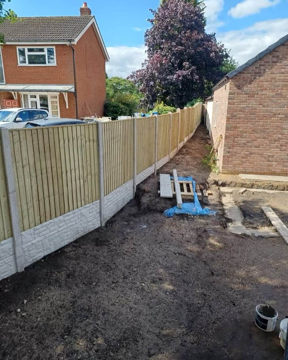Feather edge fence panels Southampton