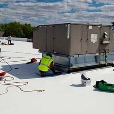 Roof repair — Commercial roofing company in Springfield, MA