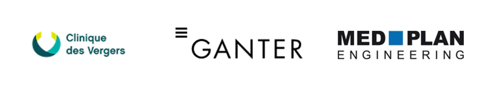 Logo Clinique des Vergers, Ganter, MedPlan Engineering