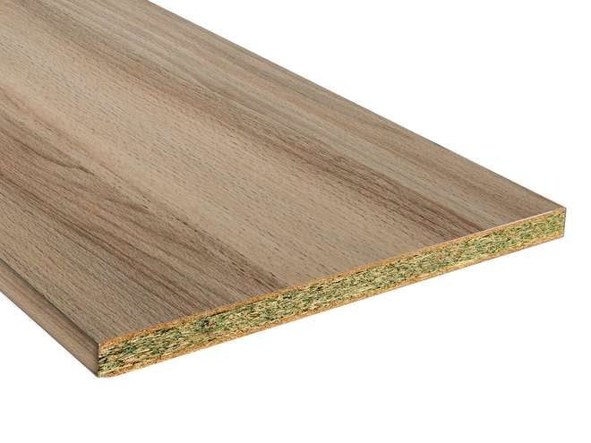 Top cucina in legno grezzo