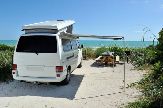 Camper leihen für Ferien am Strand