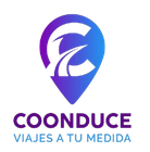 Logotipo de Soon Buzz, agencia de viajes; rostro abstracto blanco dentro de un pin de ubicación, 