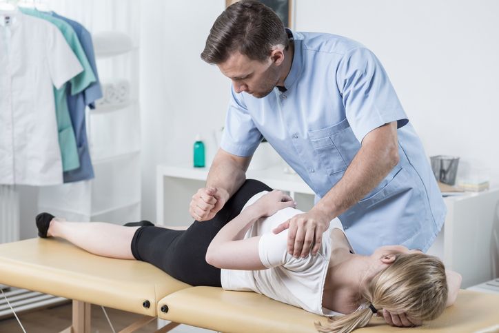 Female Having Bone Alignment — Caloundra. QLD — Caloundra Physiotherapy Centre