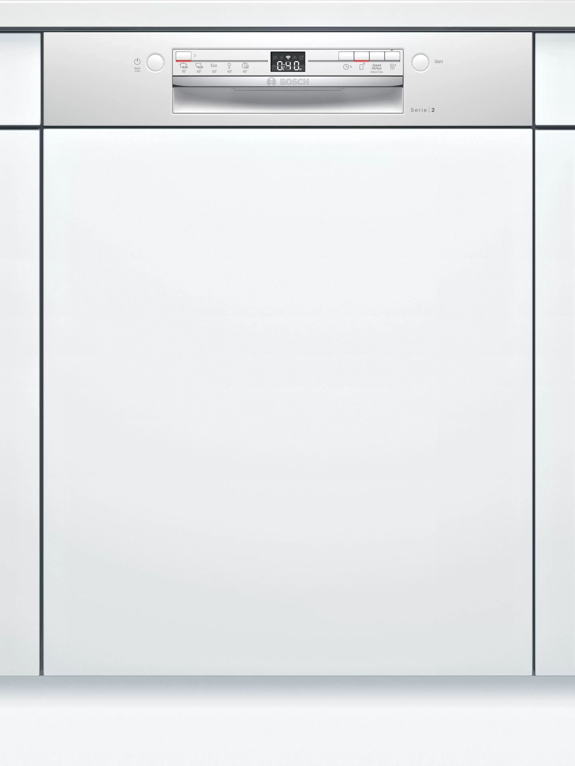 BOSCH博世 2系列 半嵌式洗碗機 60 cm 白色 SMI2ITW00X