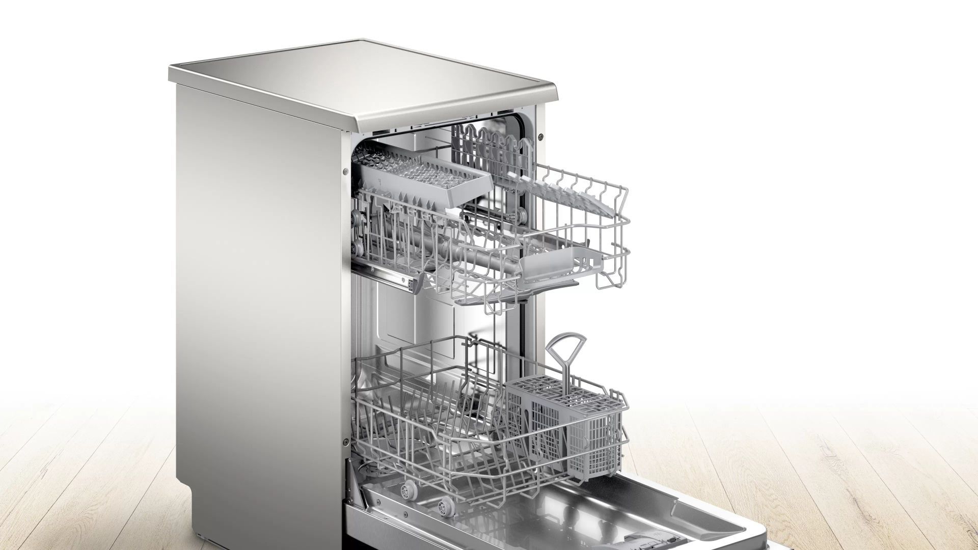 BOSCH博世 2系列 獨立式洗碗機 45 cm 不鏽鋼色 SPS2IKI06X
