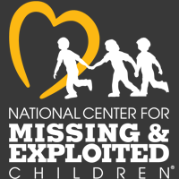 Logo for the National Center for Missing and Exploited Children.