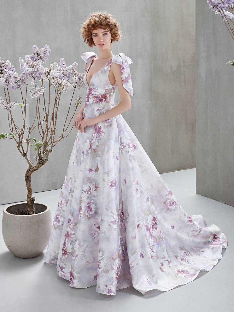 Abito da sposa tonalità pastello