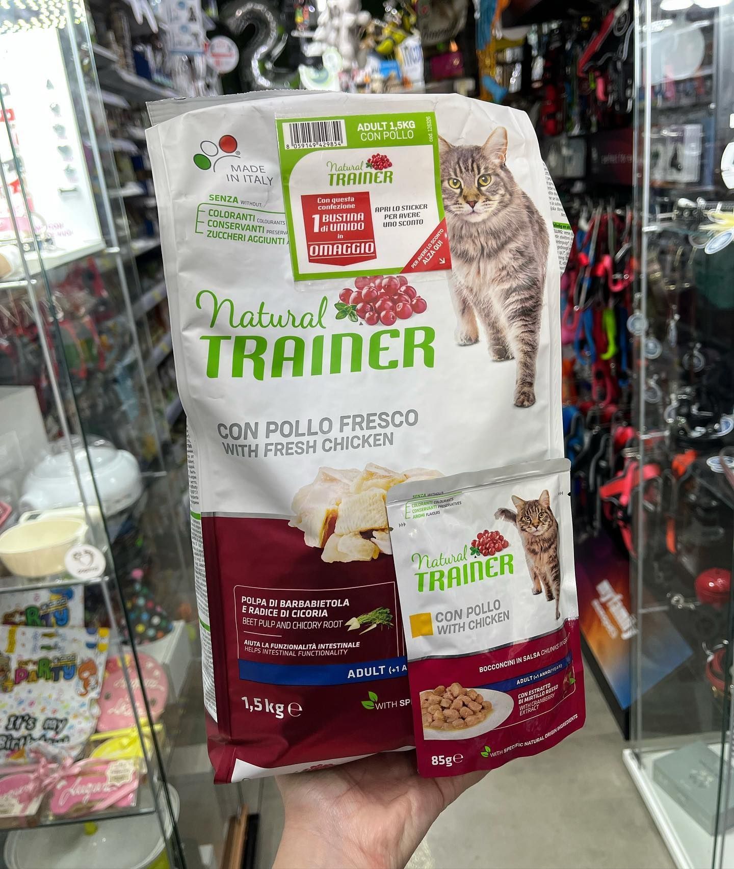 croccantini per gatti Natural Trainiers