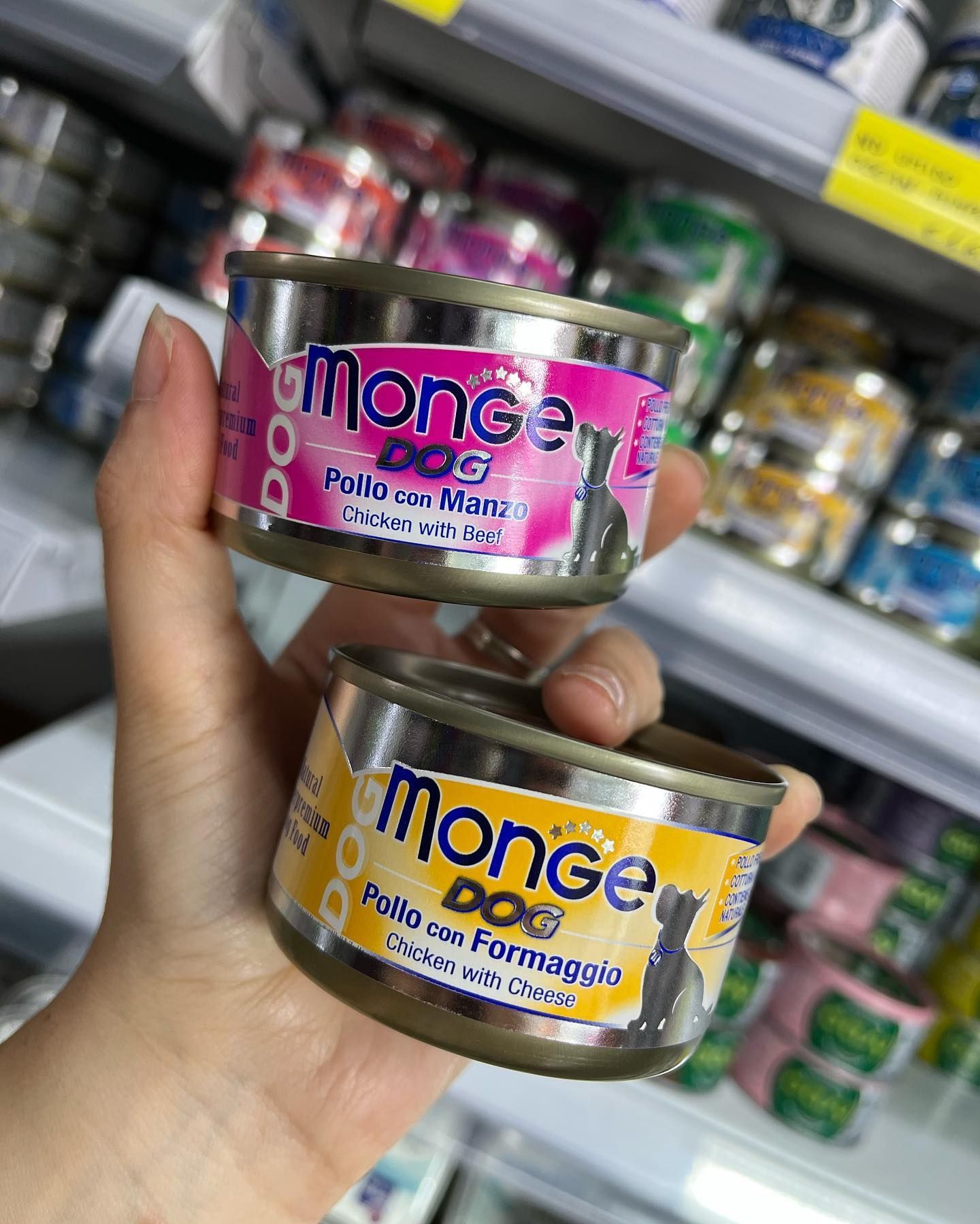 mangimi per cani del marchio monge