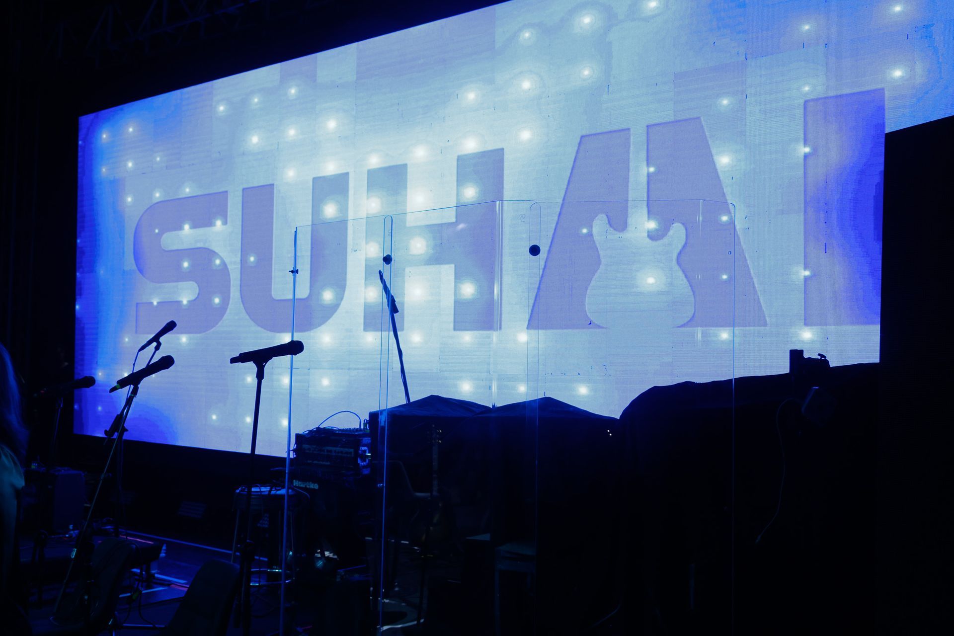 Cenário montado com 