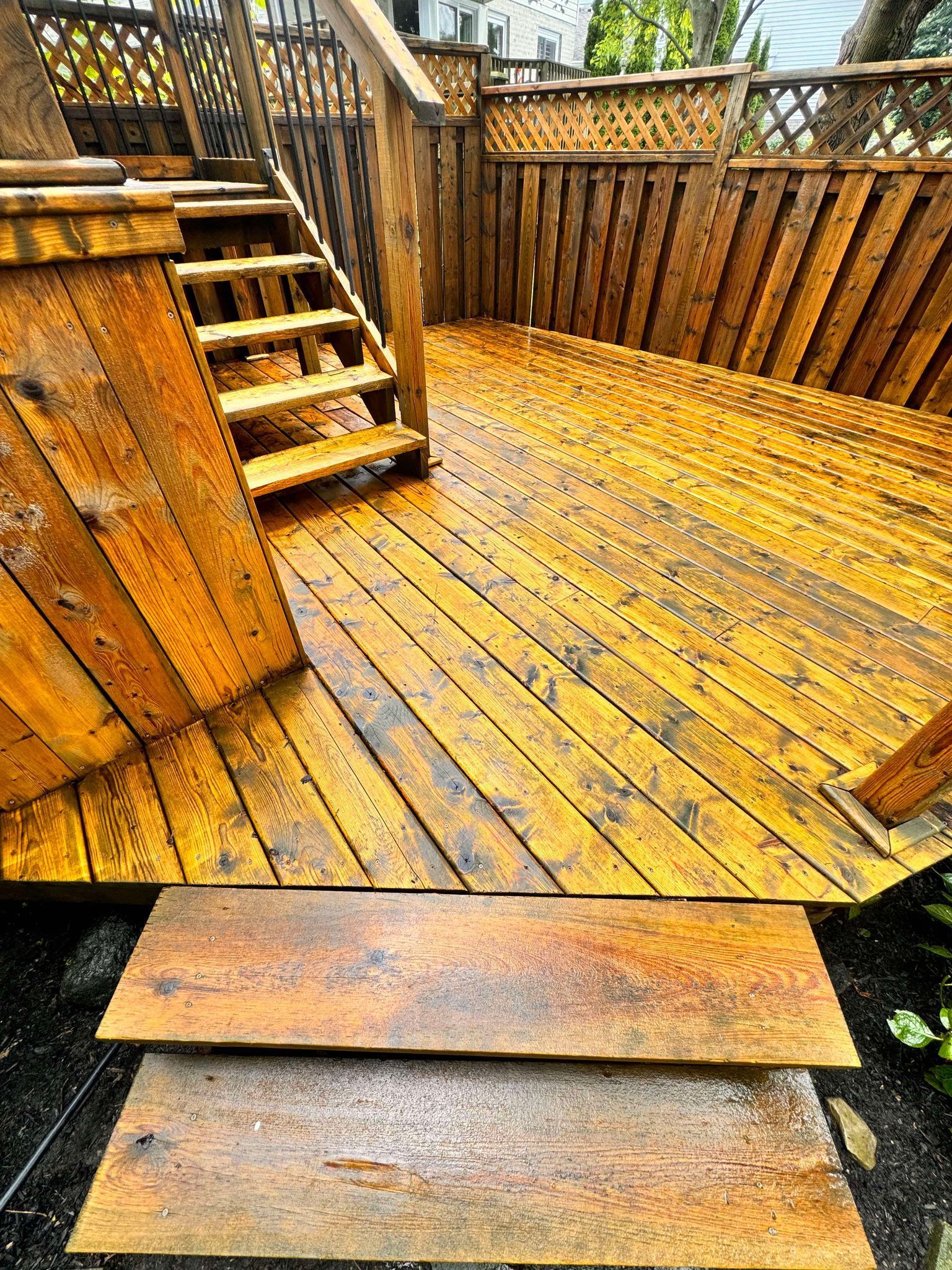 Residential Power washing Decks After | Exterior Kleen