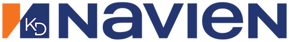 Logo of "Navien" with an orange and blue graphic.