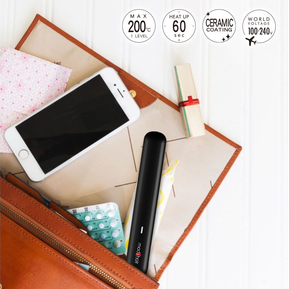 mods hair 迷你輕巧陶瓷直髮夾 (MHS-2034-K-TW)