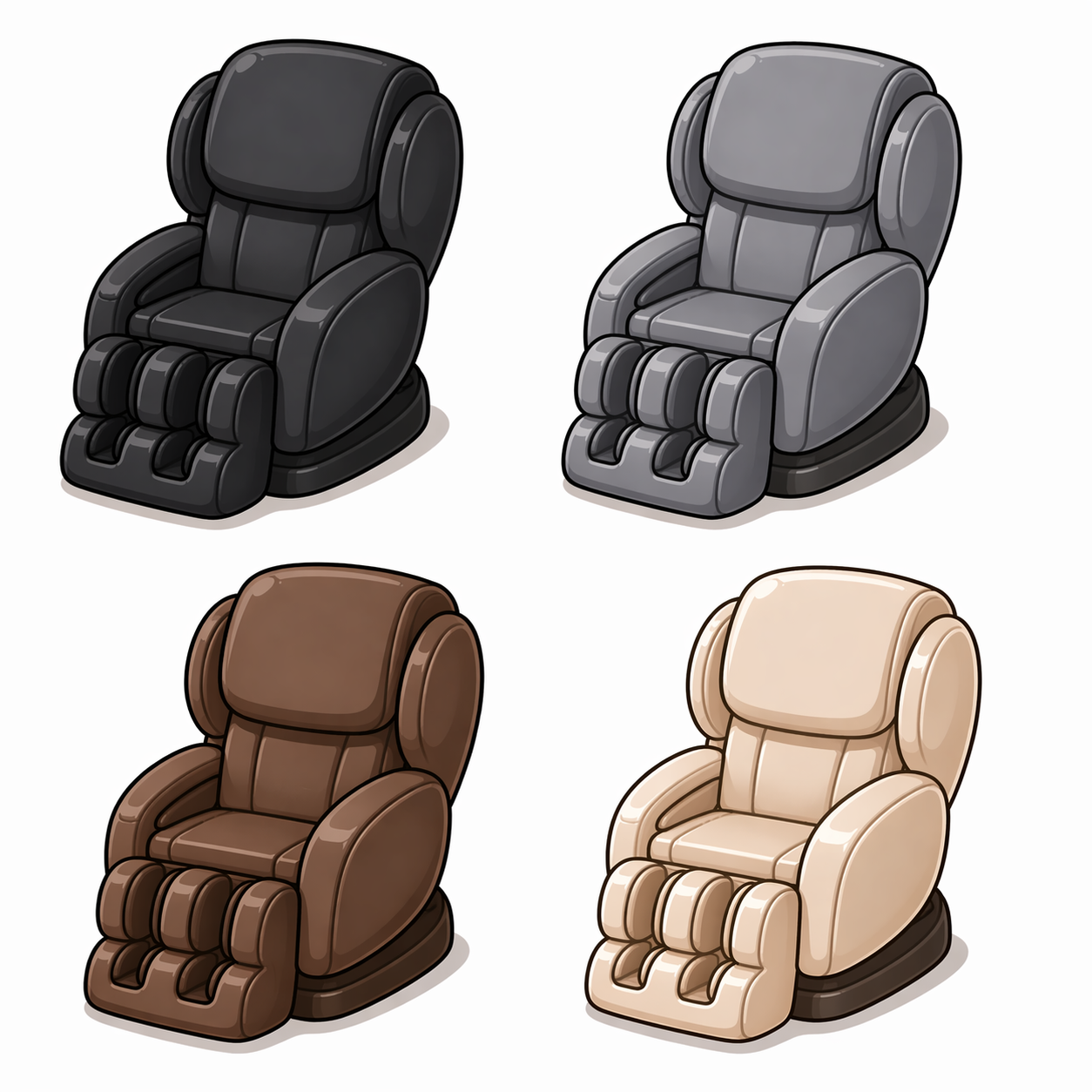 皮革玩美按摩椅