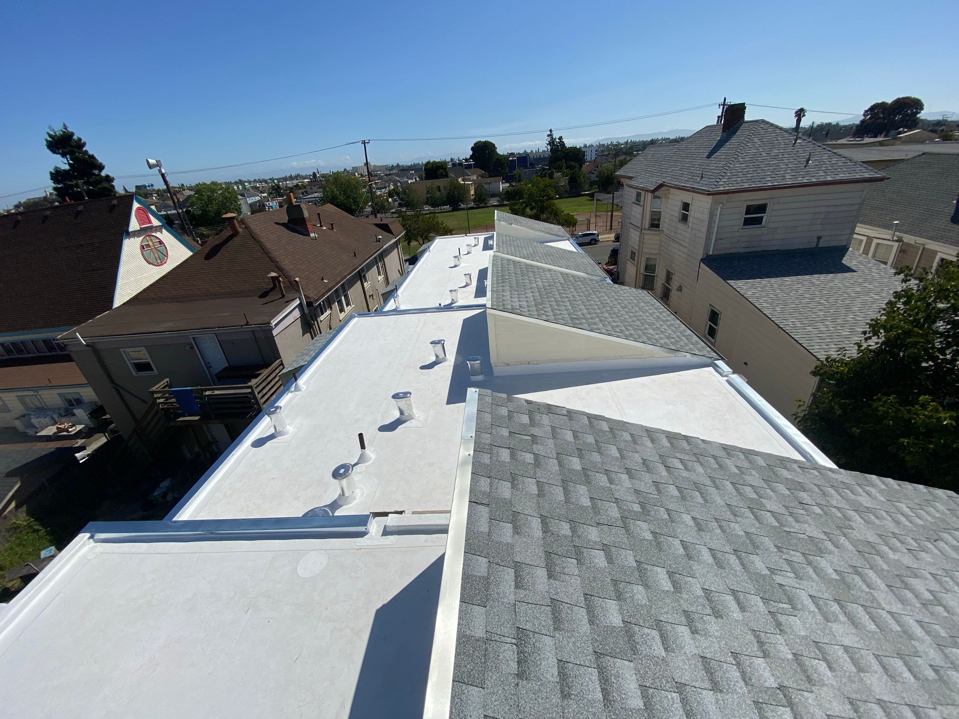 tpo roofing and shingles