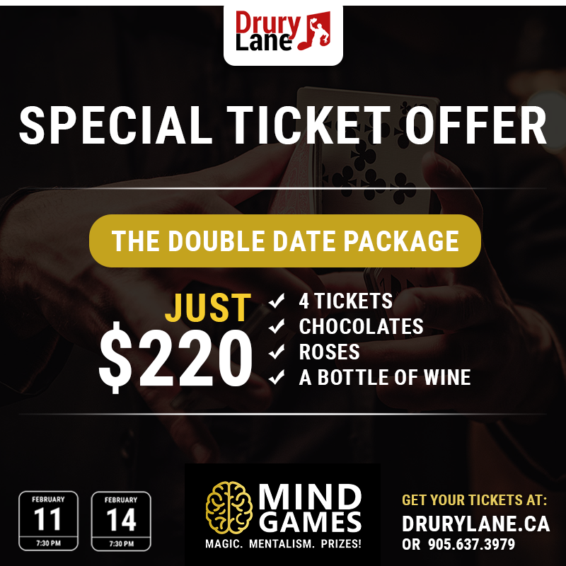 A special ticket offer for the double date package