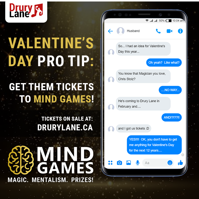 A valentine 's day pro tip is to get them tickets to mind games
