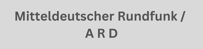 A logo for mitteldeutscher rundfunk / ard on a white background