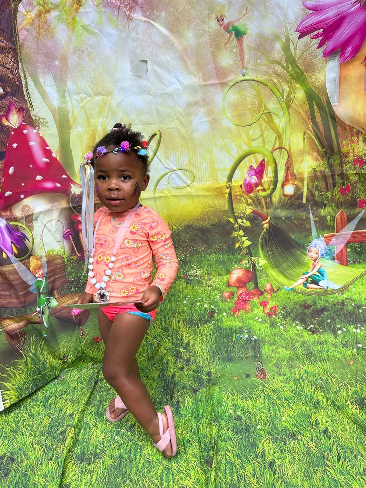 A Little Girl in A Fairy Costume