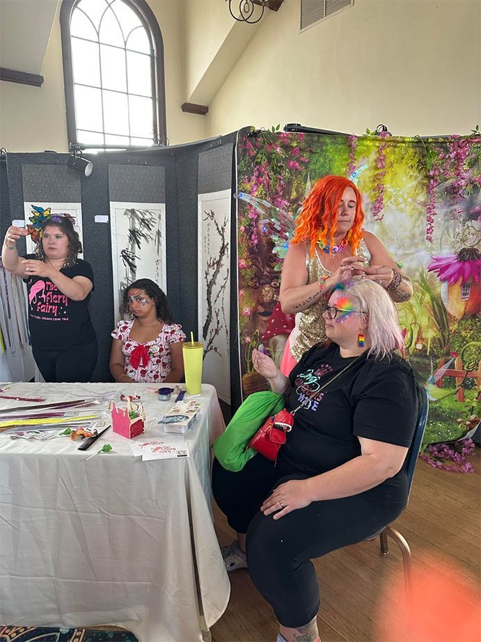 Face Paint and Hair Accessories