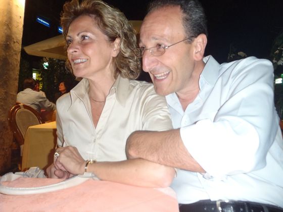 Damiano Losco con la moglie Giovanna