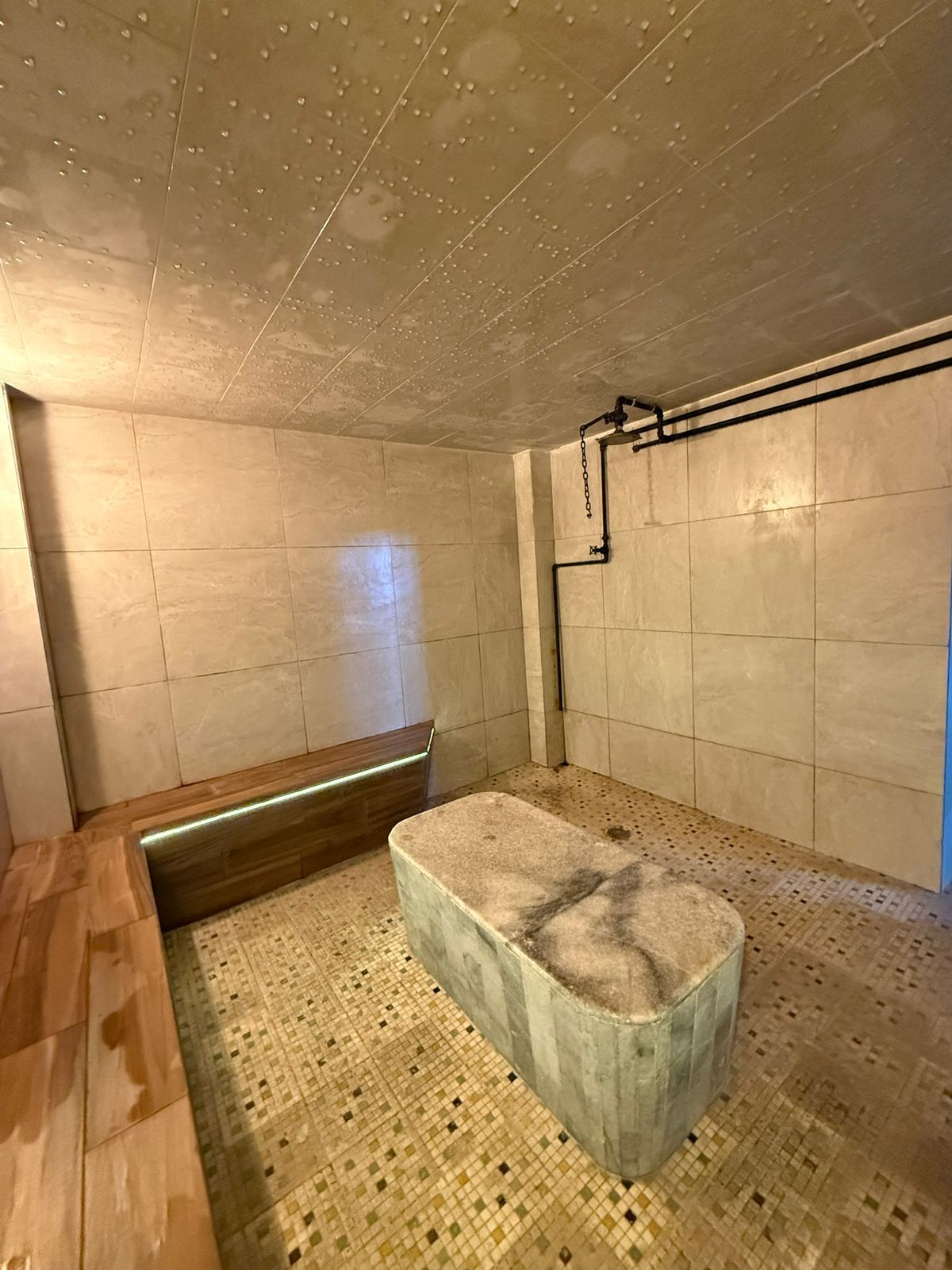 Baño de vapor privado y acogedor