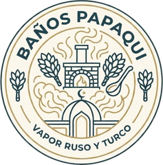 Logotipo de Baños Papaqui