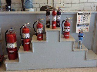 Examples of fire extinguisher equipment near Windsor, CO