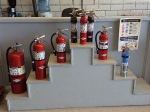Set of Fire Extinguishers - Fire prevention in Greeley, CO