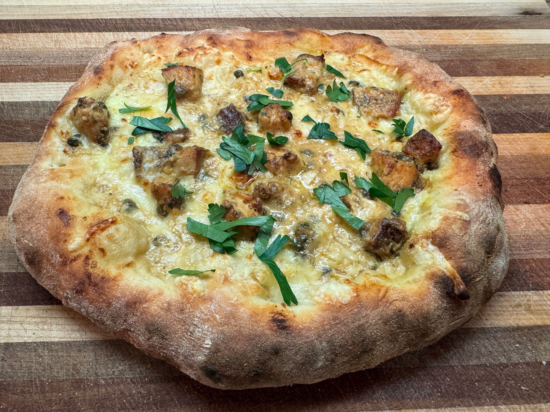 Chicken Piccata Pizza