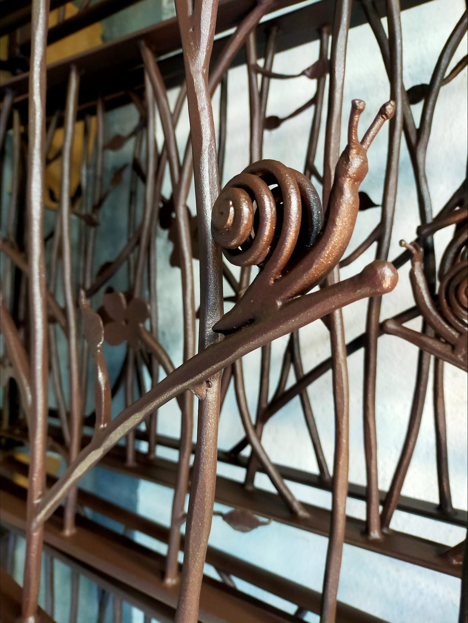 Dettagli di una ringhiera