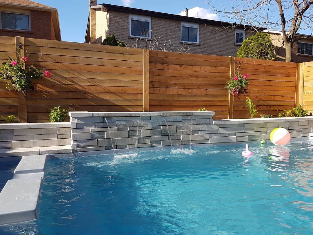Brampton Party Fiberglass Pool with Spa 3 Day Pools