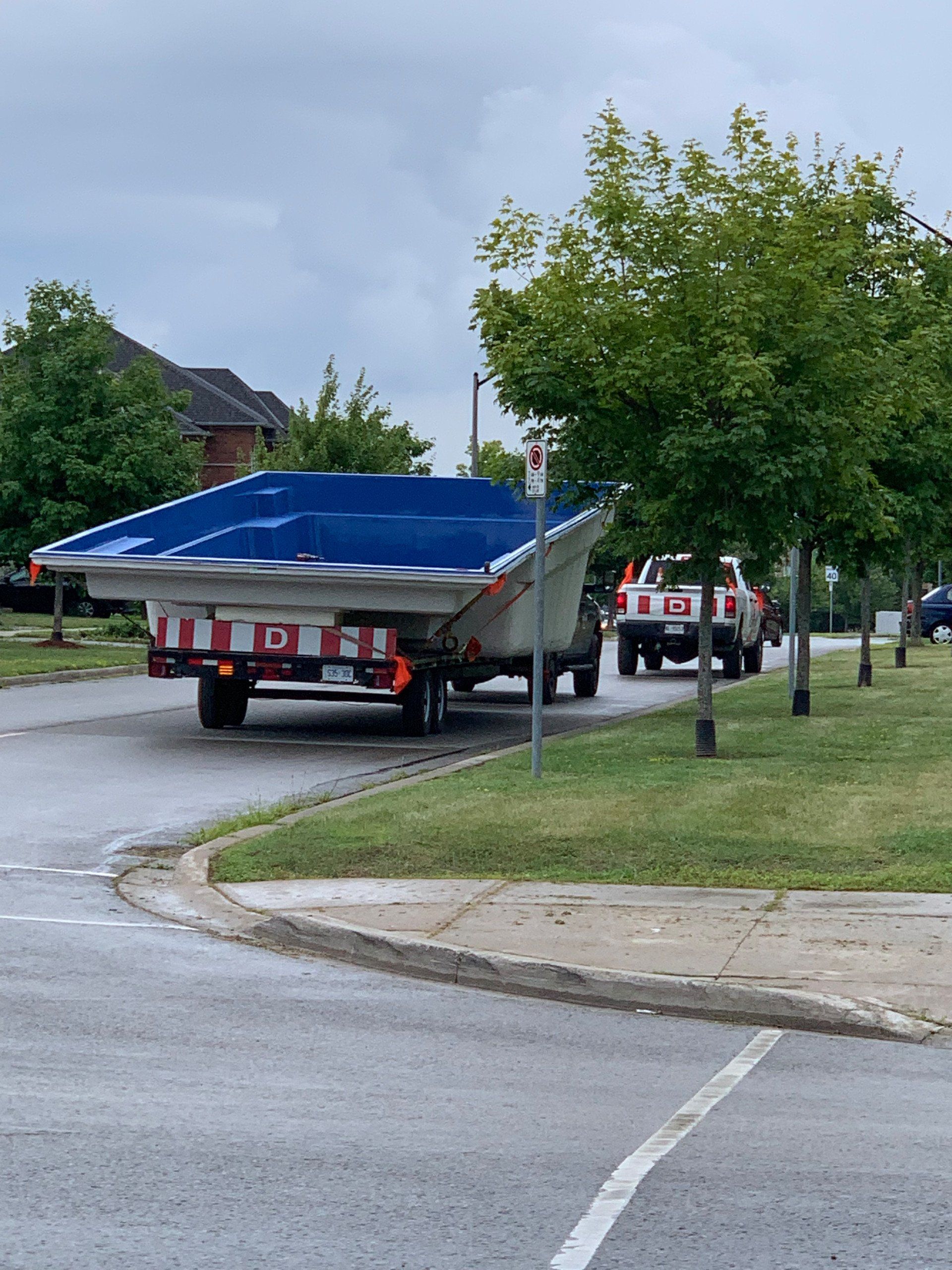 Whitby Fiberglass Illusion Splash Pad Pool 3 Day Pools