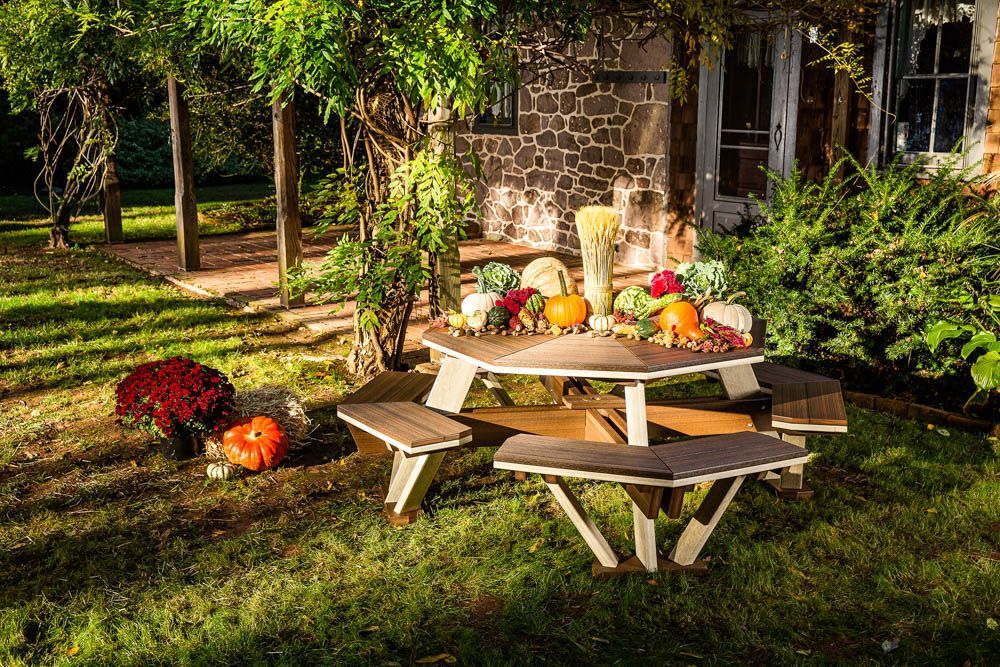 Octagon Picnic Table by Finch