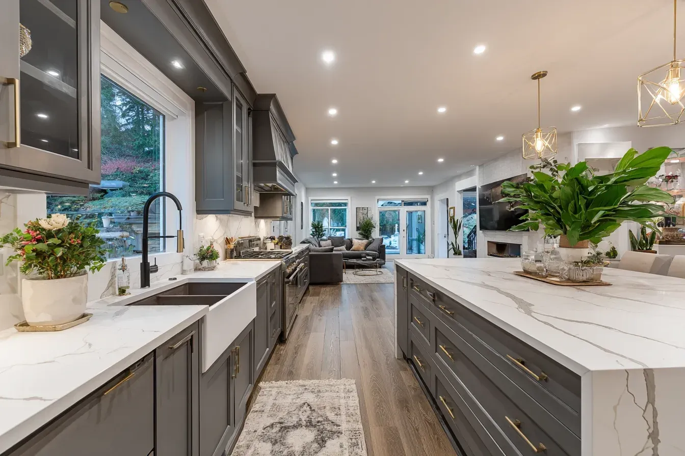 Professional kitchen remodel Surrey BC | Kitchen renovation company British Columbia | Kitchen contractors Surrey Canada — Surrey specialists provide turnkey design-build kitchen remodeling. Services include backsplash installation, quartz surface fabrication, and appliance wiring. The result: modern, efficient kitchens with high-end finishes.