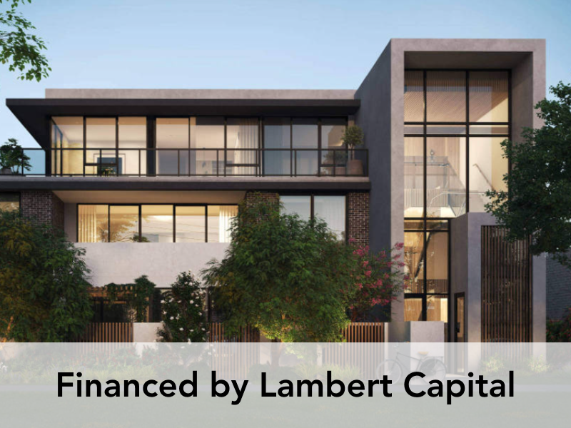 A picture of a house that was financed by lambert capital