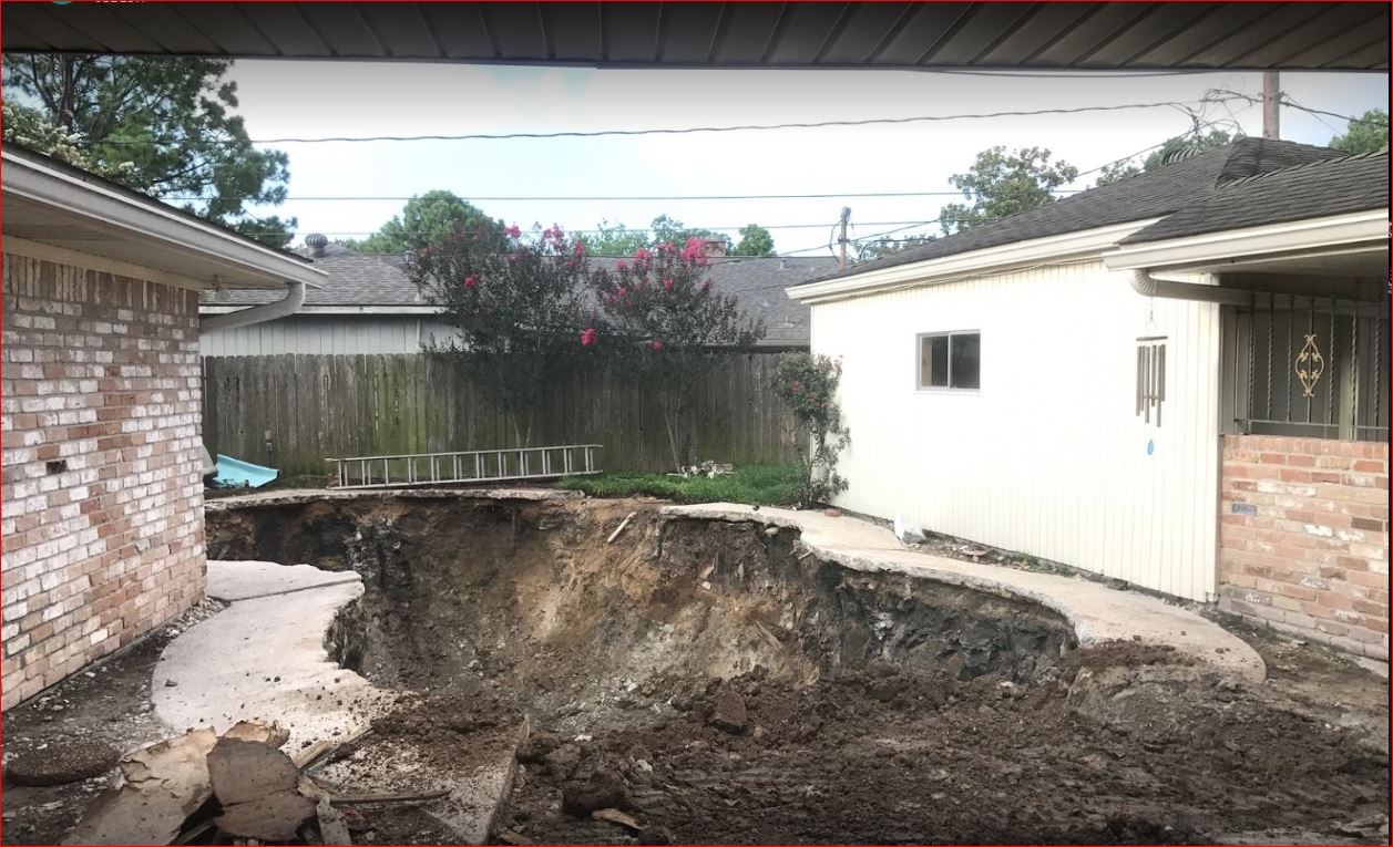 Swimming Pool removal services — Destructed Pool in Houston, TX