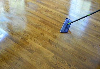 Light wooden floor in a well-lit room, showcasing its natural beauty and warm tones.