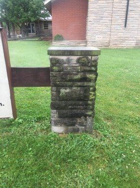 Washing Services — Before Brick Cleaning in Crown Point, IN