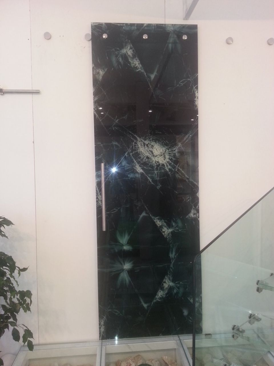 porte decorate in vetro per interni